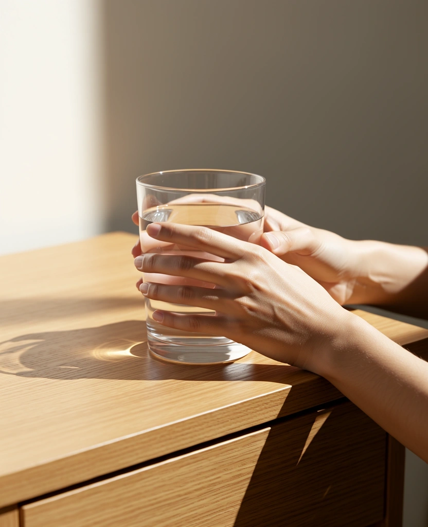 Routine d'hydratation et de calme